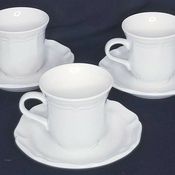Mikasa Other - Lot of 3 Mikasa French Countryside Flat Cup n Sauc